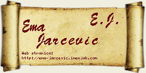 Ema Jarčević vizit kartica